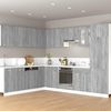 vidaXL Hängeschrank, Wandschrank für Küche, Küchenschrank mit viel Stauraum, Schwebeschrank Schrank Küchenmöbel, Grau Sonoma Holzwerkstoff Bild 2