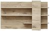 moebel-dich-auf Wohnwand BELLINZONA, (Wohnzimmer-Set, Vitrine + Wandboard + Lowboard), inkl. LED-Beleuchtung, optional mit Couchtisch & Sideboard Bild 4