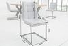 riess-ambiente Freischwinger MIAMI hellgrau / schwarz (1 St), Esszimmer · Webstoff · Metall · Industrial Bild 3