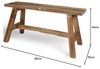 Rustikale Sitzbank aus Altholz 90x35cm Landhausbank Dielenbank Holzbank Bank bis 150kg belastbar - als Dekobank oder Blumenbank Bild 3