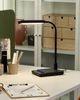 LED Schreibtischlampe CENTAURUS mit Dimmer Metall Schwarz Bild 2