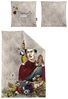 Irisette Playa Satin Bettwäsche 135x200 Frida Kahlo Papagei Affe 8581-90 Bild 2