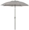 Dehner Sonnenschirm Paros, Ø 250 cm, Höhe 250 cm, Aluminium/Polyester, beige Bild 1