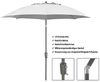 Dehner Sonnenschirm Paros, Ø 250 cm, Höhe 250 cm, Aluminium/Polyester, beige Bild 5