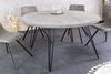riess-ambiente Esstisch SCORPION Ø80cm grau / schwarz (Einzelartikel, 1-St), Küche · Massivholz · Metall · Hairpin Legs · rund · Industrial Design Bild 2