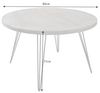 riess-ambiente Esstisch SCORPION Ø80cm grau / schwarz (Einzelartikel, 1-St), Küche · Massivholz · Metall · Hairpin Legs · rund · Industrial Design Bild 3