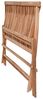 LebensWohnArt Sitzbank Teak Klappbank KURSI ca. L110cm Natural Bild 4