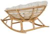 Schaukelsessel ORVIETO Rattan Natürlich Bild 5