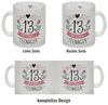 speecheese Tasse Ab jetzt offiziell Teenager Glas Tasse zum 13. Geburtstag Bild 4