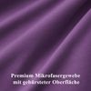 Aisbo Kissenbezug 80x80 2er Set - Kopfkissenbezug 80x80 Lila mit Reißverschluss aus Mikrofaser, ÖKO-TEX Pillow Cover 80x80 cm, Weich und Bügelfrei Bild 5