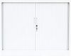 Querrollladenschrank Sideboard 100cm breit Stahl Büro Aktenschrank Rolladenschrank Weiß (HxBxT) 750 x 1000 x 460 mm / 555107 Bild 3
