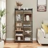 Standregal Belana 137x70x33 cm Schwarz/Eicheoptik [en. casa] Bild 3