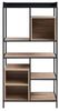 Standregal Belana 137x70x33 cm Schwarz/Eicheoptik [en. casa] Bild 5