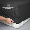 Blumtal Luxus Spannbettlaken 180x200 cm Boxspringbett 2er Set bis 40cm Höhe - Oeko-Tex Zertifizierte Baumwoll Bettlaken 180x200 Boxspringbett - Spannbettlaken 180x200 cm Baumwolle - Grau Bild 5