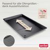 ZENKER Universal-Herdbackblech, ausziehbar 37,5-52 cm mit Antihaftbeschichtung / Serie Black Metallic / Backblech / Ofenblech Bild 3