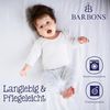 BARBONS Spannbettlaken für Baby Kinderbett 60x120 / 70x140-100% Jersey Baumwolle Spannbetttuch Oeko-TEX Standard 100 Zertifiziert Bettlaken für Babybett - Sand 60x120/70x140 cm 2er Bild 2