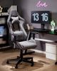 Gaming Stuhl Dunkelgrau WARRIOR Bild 2