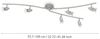 Eglo 92645 Spot LED MAGNUM-LED Stahl nickel-matt, chrom GU10 max. 6X2,8W L:105cm 3000K Bild 2