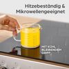 Praknu Messbecher Glas Messbecher mit Ausguss - 50ml, 125ml, 250ml - Präzise Skala, Borosilikatglas, (Set) Bild 3
