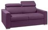Schlafsofa 2-Sitzer Stoff VIZIR - Violett - Liegefläche: 120 cm - Matratzenhöhe: 14 cm Bild 3