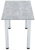 AKKE Esstisch (2mm PVC), Esszimmertisch mit Chrombeinen Küchentisch Bürotisch Kantenumleimung Bild 5
