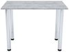 AKKE Esstisch (2mm PVC), Esszimmertisch mit Chrombeinen Küchentisch Bürotisch Kantenumleimung Bild 4