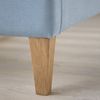 Polsterbett Doppelbett Stoffbett Bettgestell 140x200 Bett Blau Bild 5