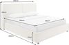 riess-ambiente Boxbett ROCCO 180x200cm beige Cord – mit Bettkasten & Kopfteil, modern (Einzelartikel, 1-St), Cordstoff, gepolstertes Kopfteil, mit Stauraum, Design Bild 3