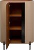 Kare Design Mehrzweckschrank Tango, Beige/Orange, 80x115 cm, Schrank, Kleiderschrank, Hochschrank, Büroschrank, Wohnzimmer Bild 4