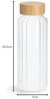ZELLER 19649 Glasflasche 1,0 Liter mit Bambusdeckel, Ø 9 x 25,5 cm Bild 2