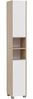 Schildmeyer Hochschrank Juba, Holzwerkstoff, Eiche hell Dekor/weiß matt, 30,3 x 33 x 186,5 cm Bild 3