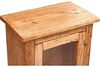 Biscottini Wohnzimmer-Schaufenster aus Massivholz 40 x 25 x 98 cm - Küchenschrank hoch Made in Italy - Bücherregal mit Glastüren geschlossen, Bücherregal mit Glastüren Bild 4