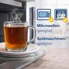 BigDean Teeglas 6 Stück Teegläser Set Teegläser mit Henkel 230 ml Kaffee Gläser robust, 6-tlg, Glas, Vielseitig, Spülmaschinengeeignet, Mikrowellengeeignet Bild 4