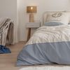 MTOnlinehandel Bettwäsche Küstenkind Anker, 100% Baumwolle, ideal als Partnerbettwäsche, Renforcé, 4 teilig, maritime Anker Bettwäsche gestreift Bild 4
