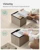 Songmics 41 cm Sitzbank mit Stauraum, klappbare Sitztruhe, Aufbewahrungsbox, Fußbank, helltaupe LSF102K01 Bild 5
