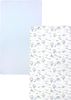 TupTam Spannbettlaken Baby, für Babybett/Kinderbett, 2er Pack, Heißluftballons Blau, 60x120 cm Bild 4