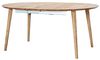 Möbel-Eins ASCON Esstisch XL / Ausziehtisch rund 120/165 cm, Material Massivholz, Wildeiche geölt Bild 4