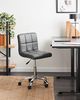 Arbeitshocker mit Rollen grau MARION Bild 2