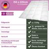 B!HOME Winterdecke extra Daunen 155x220cm (1320g) Kassettenstegbett - Größe: 155 x 220 cm, Saison: Winter+ Bild 2