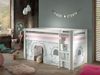 Vipack 'Pino' Spielbett weiß mit Vorhang 'Birdy' Bild 2
