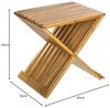 WELL HOME MOBILIARIO & DECORACIÓN Klappstuhl/Hocker aus Bambus Bild 3