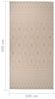 vidaXL Outdoor-Teppich Flachgewebe 100x200 cm Braun Gestreift 340864 Bild 2