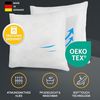 LILENO HOME 4er Set Kissenfüllung 50x50 cm - 40°C waschbares Innenkissen geeignet für Allergiker - Polyester Kisseninlet als Couchkissen, Sofa Kissen, Cocktailkissen und Kopfkissen Bild 2