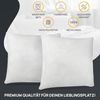 LILENO HOME 4er Set Kissenfüllung 50x50 cm - 40°C waschbares Innenkissen geeignet für Allergiker - Polyester Kisseninlet als Couchkissen, Sofa Kissen, Cocktailkissen und Kopfkissen Bild 4