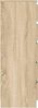 vidaXL Schubladenschrank Sonoma-Eiche 60 x 36 x 103 cm Holzwerkstoff Bild 5