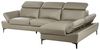 Ecksofa 4-Sitzer FARILA Echtleder Taupe verstellbar linksseitig Bild 5