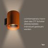 SLV 1004651 RUSTY© UP DOWN WL Outdoor LED Wandaufbauleuchte rund rost CCT switch 3000 4000K Bild 4
