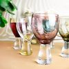 6 bunte Weingläser 300ml auf Fuß Rotweingläser Weißweingläser Cocktailgläser Bild 2