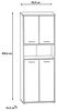 Möbel-Eins KALINA Büroschrank III, Material Dekorspanplatte, weiss/grau Bild 2