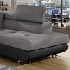 Menzzo Antoni Schlafsofa, Schwarz/Grau 200 Bild 4